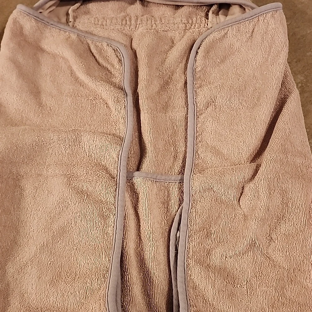 Infant Tan Hooded Bath Towel